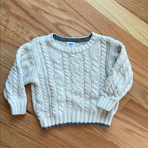Old Navy Cream Cable Knit Sweater